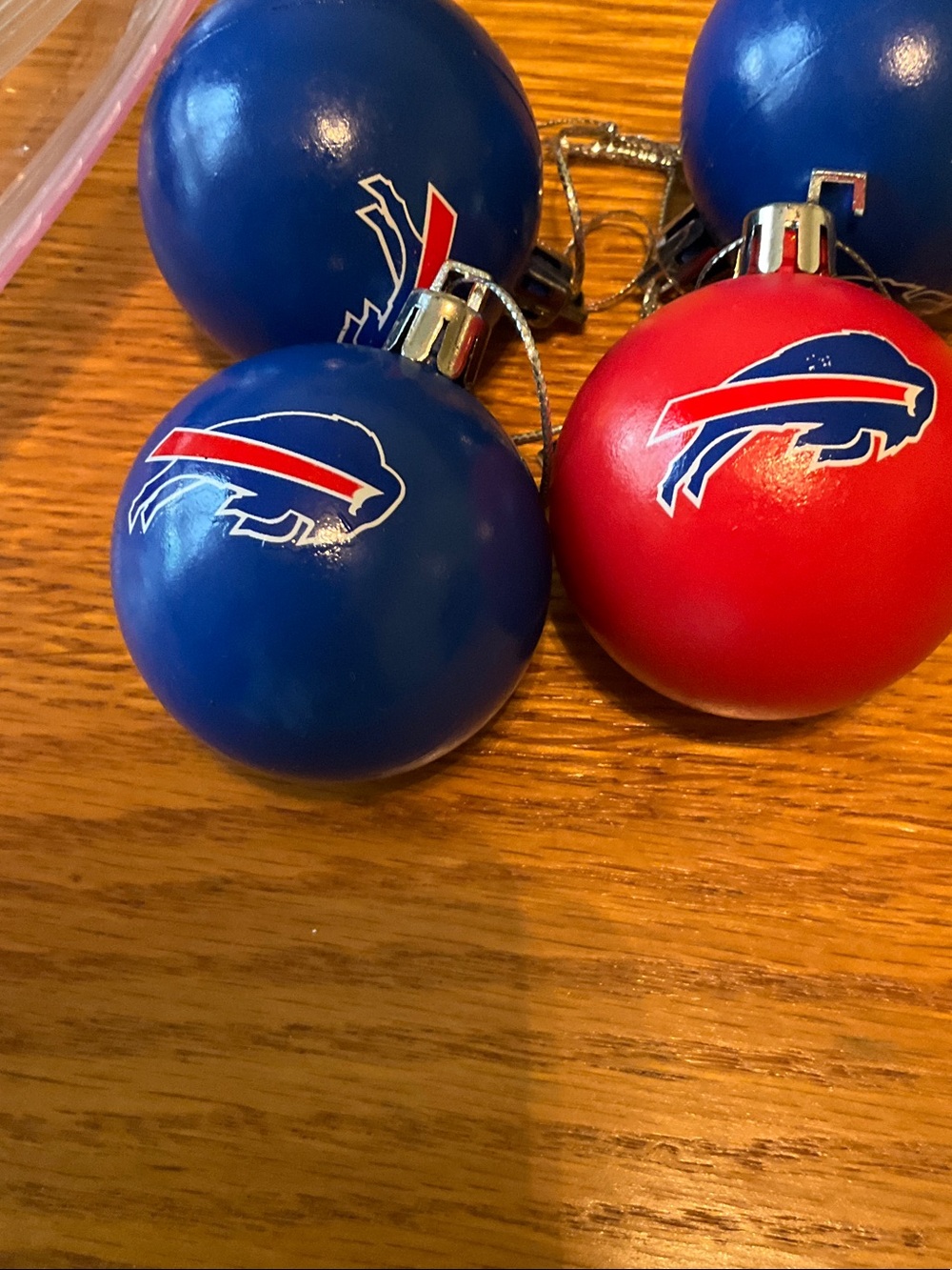 Set of 11 Buffalo Bills 2” Christmas Ornaments, Some New with Tags